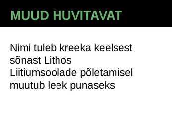 LIITIUM #8