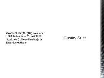 Gustav Suits #2