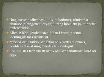 Juhan Liiv #11