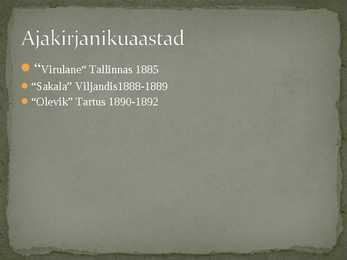 Juhan Liiv #8