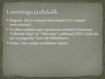 Juhan Liiv #10