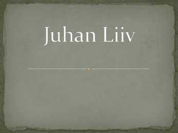 Juhan Liiv