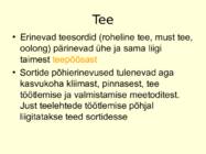 Tee-ja kohvisordid #2