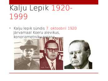 Kalju Lepik- #2