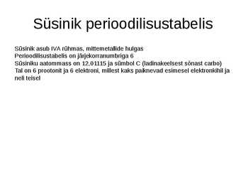 Süsinik #2