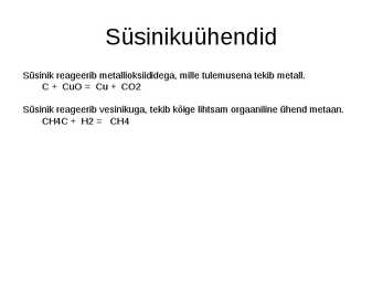 Süsinik #6
