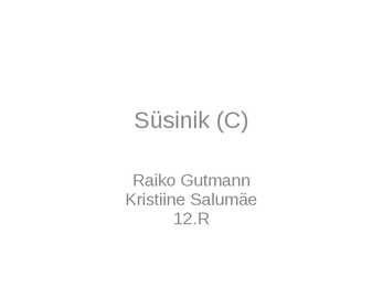 Süsinik