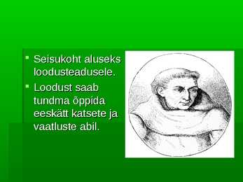 Keskaeg usk-kirik #9