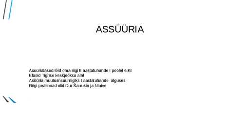 ASSÜÜRIA JA UUS-BABÜLOONIA KUNST #2