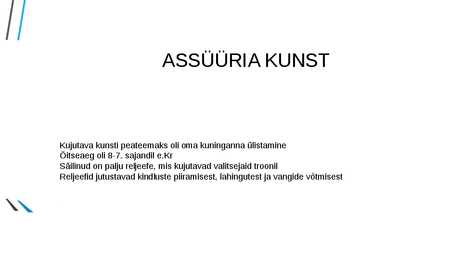 ASSÜÜRIA JA UUS-BABÜLOONIA KUNST #3