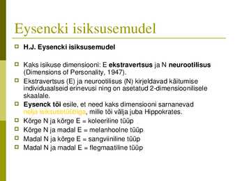 Isiksus #18
