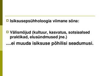 Isiksus #28
