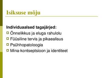 Isiksus #36