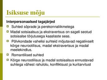Isiksus #39