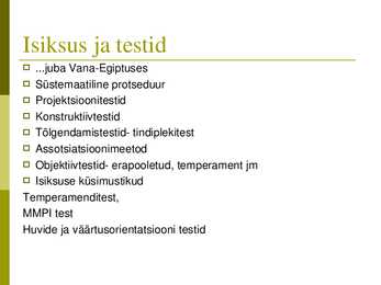 Isiksus #51