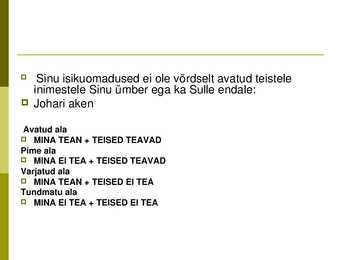 Isiksus #7