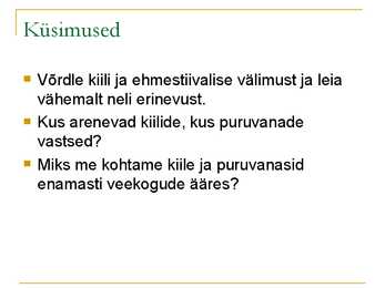 Kiililised #13