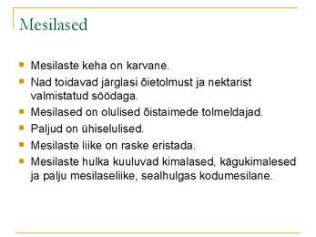 Kiletiivalised #6
