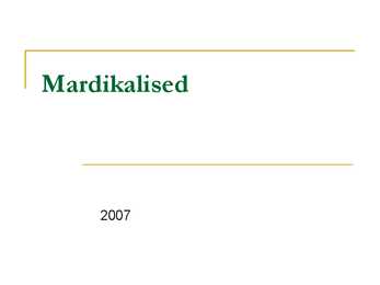 Mardikalised