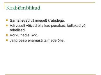 Ämblikud #6