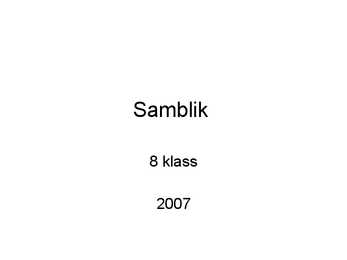 Samblik