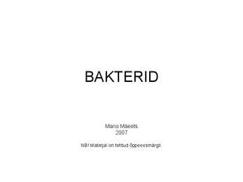 Bakterid