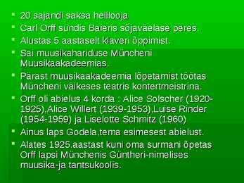 Carl Orff #2