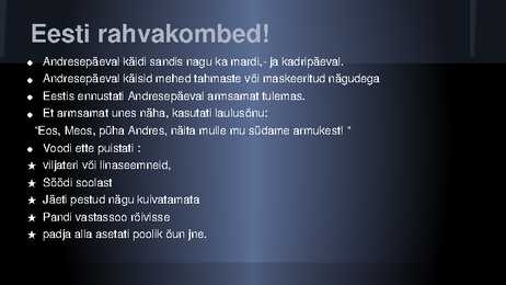Andresepäev #3