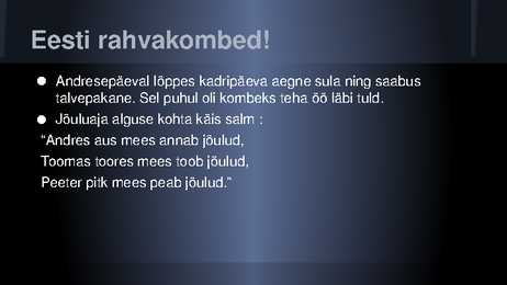 Andresepäev #4