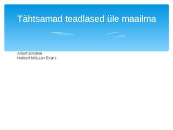 Teaduse areng 1920-1930 aastatel #8