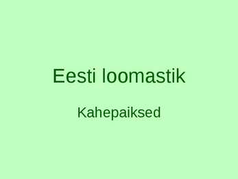 Kahepaiksed roomajad