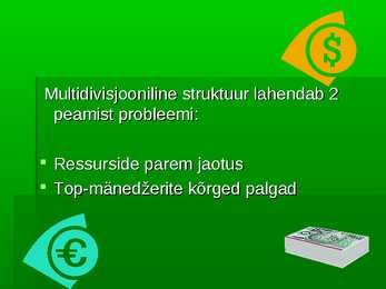 Multidivisjoniline organisatsiooni struktuur #5