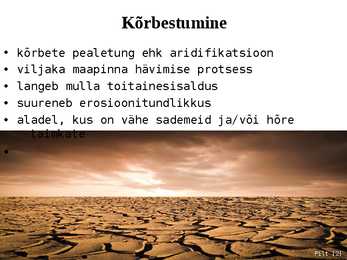 Kõrbestumine Sahelis #2