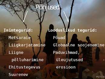 Kõrbestumine Sahelis #3