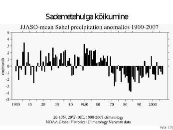 Kõrbestumine Sahelis #7