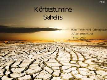 Kõrbestumine Sahelis