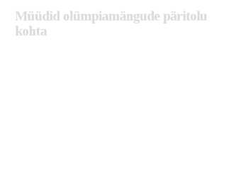 Olümpiamängud #5