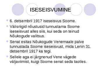 Soome pärast I maailmasõda #2