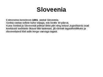 Balkani tragöödia ehk Jugoslaavia kriis #6
