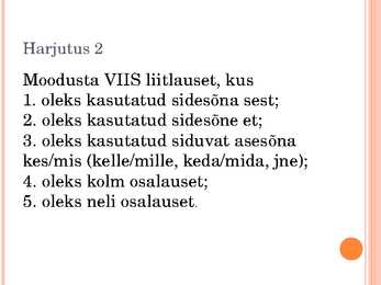 Kirjavahemärgistamine #3
