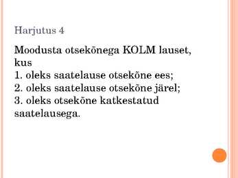 Kirjavahemärgistamine #5