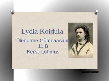 Lydia Koidula-PowerPoint