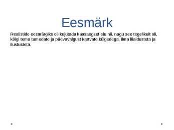 Realism ja realism Eestis #4