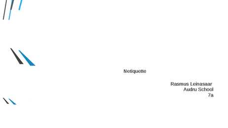 Netiquette