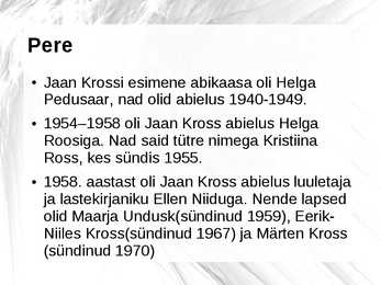 Jaan Kross #5