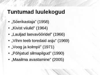 Jaan Kross #8