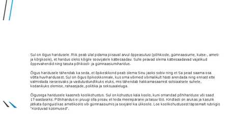LAPSE ÕIGUSED #12