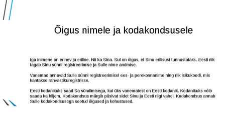 LAPSE ÕIGUSED #10