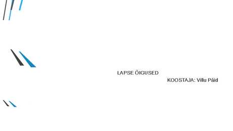 LAPSE ÕIGUSED