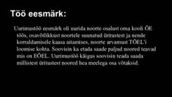 Uurimustöö-- Noorte aktiivsus #3
